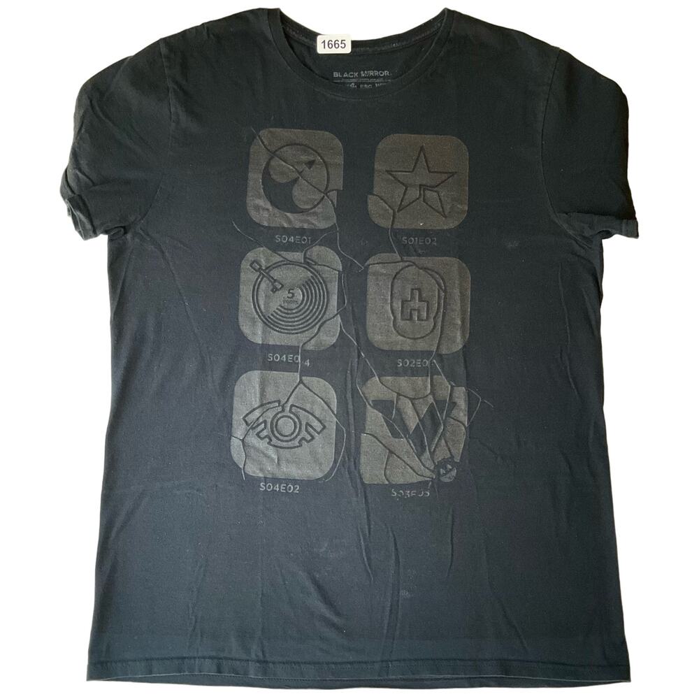 Loot Wear Men’s Short Sleeve T-shirt size L, Black